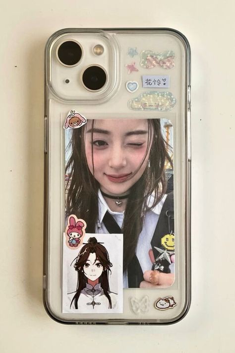 Cute DIY iPhone Case Clear Phone Case Design, Diy Phone Case Design, Cute Iphone Cases, Kpop Phone Cases, Photo Editing Vsco, Diy Iphone Case, Cute Case, Phone Inspo, Kawaii Phone Case