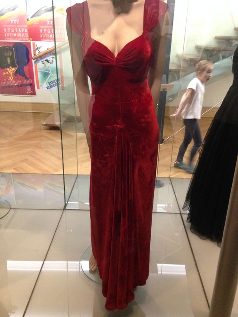 Red 1940s Dress, 1940s Ball Gown, 1930s Red Dress, Red Velvet Gown, 1930 Dress, Red Wedding Dress, 1930s Dress, Red Velvet Dress, Velvet Gown