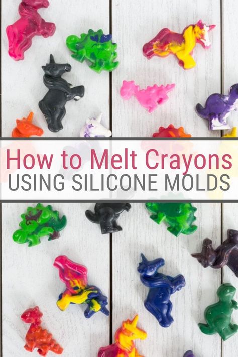 Melted Crayon Molds, How To Melt Crayons, Crayon Silicone Mold, Wax Crayon Art, Melt Crayons, Crayon Molds, Crayon Days, Making Crayons, Diy Crayons