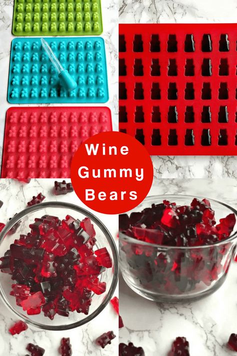 Alcohol Gummy Bears, Party Food Ideas For Adults, Alcohol Candy, Candy Gummies, Homemade Gummy Bears, Homemade Gummies, Alcoholic Treats, Filled Candy, Gummies Recipe