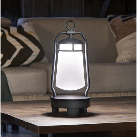 Kichler Lyndon Portable Bluetooth LED Lantern & Reviews | Wayfair Pillar Lights Outdoor, Candle Power, Outdoor Bluetooth Speakers, Modern Lanterns, Portable Lantern, Led Camping Lantern, Lantern String Lights, Camping Lamp, Lantern Lamp