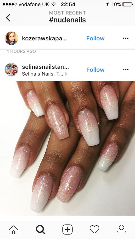 Nude Glitter Ombre Nails, Mom Nails, Bday Nails, Nail Art Diy Easy, Ombre Nails Glitter, Wedding Nails For Bride, Glitter Ombre, Nail Inspiration, Nail Color