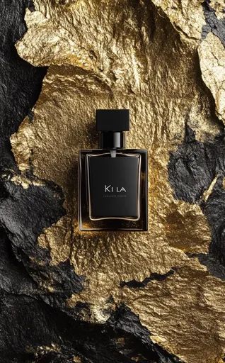 ↑↑↑ Larger size on website 🔸 A black and gold rectangular bottle of perfume sits on a background of black and gold rock. The bott Black And Gold Background, Gold Perfume, Black And Gold Theme, Gold Bottles, Elegant Sophisticated, Gold Background, A Background, Perfume Bottle, Black And Gold