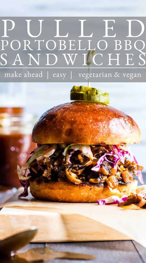 Vegetarian Pulled Pork, Bbq Sandwiches, Vegan Bbq Recipes, Vegetarian Sandwich Recipes, Vegan Pulled Pork, Vegan Sandwich Recipes, Vegetarian Bbq, Bbq Sandwich, Vegan Bbq