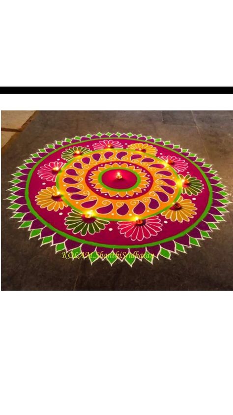 Difficult Rangoli Designs, Rangoli Designs 2024, Round Rangoli Design Diwali, Unique Rangoli Designs Beautiful Diwali, Diwali Rangoli Designs Unique Big Size, Big Rangoli Designs Creativity, 2024 Rangoli, Rangoli Designs For New Year, Rangoli Designs Latest Unique