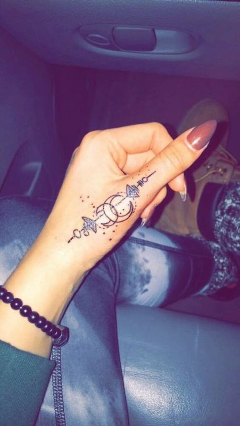 45 Pisces Tattoos to Celebrate Pisces Season | Tattoo Ideas, Artists and Models Tato Simple, 27 Tattoo, Tato Tradisional, 50 Tattoo, 16 Tattoo, Tattoo Diy, Tato Henna, Finger Tattoo For Women, Finger Tats