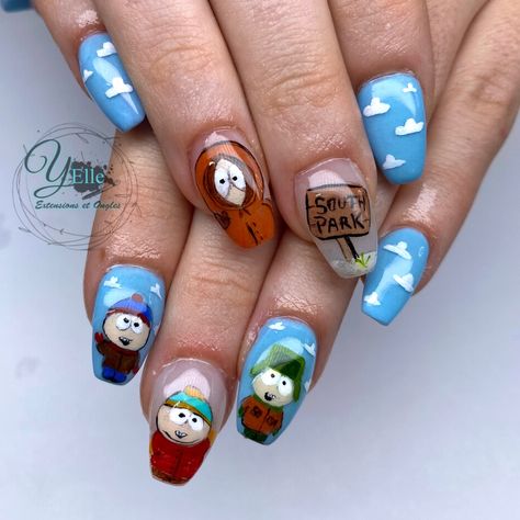 South Park Nails, Diy Step, Mens Nails, Manicure Nail Designs, South Park Funny, Nail Essentials, Beauty Magazine, Minimalist Nails, Nails Nail