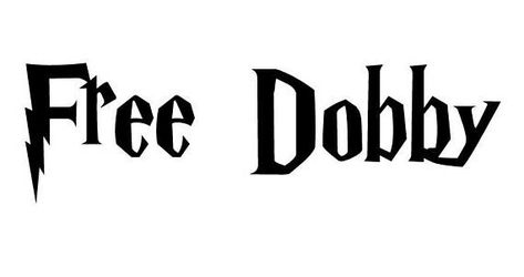 Dobby Socks Laundry, Free Dobby Sock Holder, Free Dobby Printable, Free Dobby Sign, Sock Printable, Dobby Sock, Harry Potter Font, Harry Potter Free, Cumpleaños Harry Potter