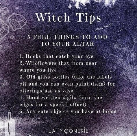 Witchcraft Alter Diy, Witch Things To Do On The First Of The Month, Witchy Things To Do Outside, How To Create A Witch Altar, How To Make A Witches Alter, Dangers Of Witchcraft, Making An Alter, What To Put On An Altar, How To Create An Alter