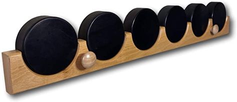 Hockey Puck Display Diy, Hockey Puck Display, Hockey Decor, Woodwork Projects, Hockey Gifts, Display Wall, Wall Rack, Hockey Puck, Diy Holder