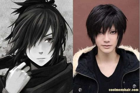 Anime Hairstyles In Real Life, Anime Hairstyles Male, Short Hair For Boys, Anime Haircut, Anime Hairstyles, Pelo Anime, Manga Hair, Anime Boy Hair, Anime Hair