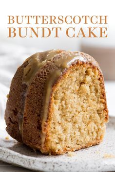 Maple Bundt Cake Recipe, Maple Bundt Cake, Butterscotch Bundt Cake, Butterscotch Icing, Maple Cake, Bundt Recipes, Butterscotch Cake, Mini Bundt, Sour Cream Cake