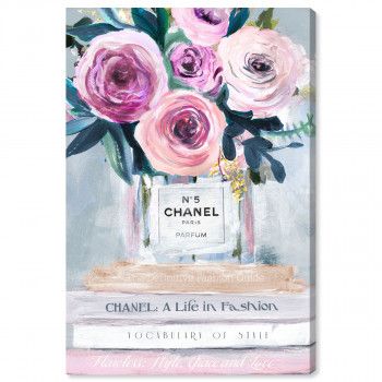 Chanel Flower, Glam Wall Art, Fresh Cut Flowers, Fashion Wall Art, Fresh Cut, Contemporary Artwork, Oliver Gal, Floral Botanical, Wall Art Canvas Prints