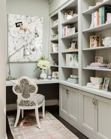 Erin Gates Design, Boston Apartment, Gates Design, Bachelorette Pad, Erin Gates, Light Grey Walls, Transitional Living, Big Desk, Transitional Living Rooms