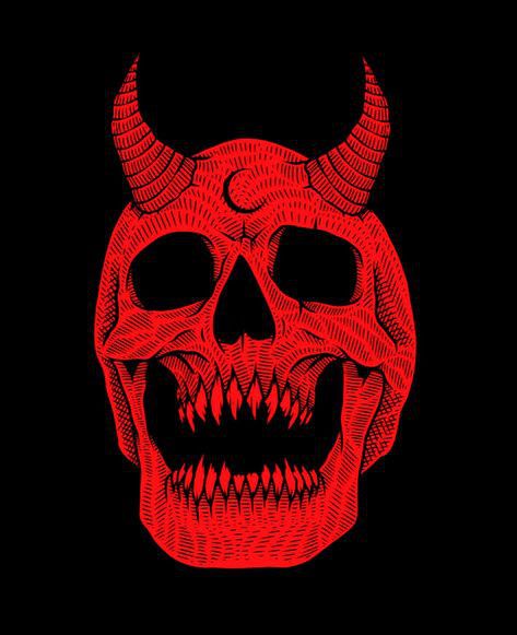 Red Skull Aesthetic, Skull Icon Aesthetic, Devilcore Aesthetic, Medusa Anime, Demon Aesthetic, Skull Icon, Devil Aesthetic, Red Aesthetic Grunge, Ocean Nature