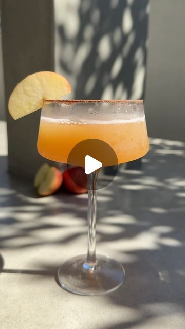 Kristin Rose 🥂 on Instagram: "Apple Cider Bourbon-tini 🍎

This is definitely going to be my drink of Fall! Strong, crisp, and a little sweet. If you’re a fan of fruity bourbon cocktails, this is a must try!! 

INGREDIENTS:
2 oz. Bourbon
3/4 oz. Lemon juice 
3 oz. Apple cider
Dash of cinnamon 
Cinnamon & sugar for rim
Apple slice for garnish 

INSTRUCTIONS:
Place your martini glass in the freezer about an hour prior to serving. In a shaker, combine all ingredients plus ice and shake well. Strain into rimmed martini glass and garnish with an apple slice. Cheers! 

#bourbon #bourbongram #bourboncocktails #fall #fallcocktails #fallrecipes #applecider #traderjoes #traderjoesrecipes #cocktail #cocktails #cocktailsathome #cocktailsofinstagram #cheers #whiskey #bourbondrinker #bourbonlover" Apple Slice, Thanksgiving 2024, Batch Cocktails, Trader Joes Recipes, Bourbon Cocktails, Fall Cocktails, Trader Joe’s, Apple Slices, Adult Beverages