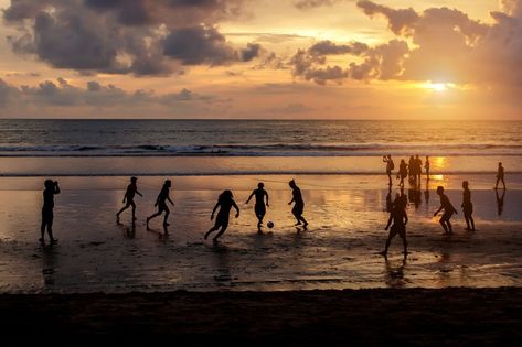 Beach Football Aesthetic, Beach Football, Beach Soccer, Beach Things, Beach Play, African Children, Beach Friends, Playing Football, Target Market