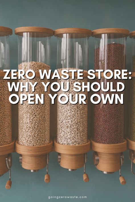 Zero Waste Grocery Store: Everything You Need to Know - Going Zero Waste Farm Store Decor, Local Food Shop, Zero Waste Grocery Store, Zero Waste Grocery, Bulk Store, Apothecary Decor, Environmentally Friendly Living, Zero Waste Store, Grocery Store Design