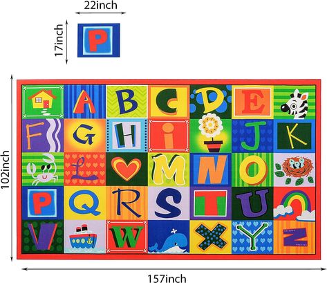 This is a great carpet for your classroom! Each student will know where to sit, while also practicing thier ABC's! Daycare Nursery, Classroom Carpets, Classroom Rug, Elementary Classroom, Rug Carpet, Elementary School, Lettering Alphabet, Seating Area, Elementary Schools