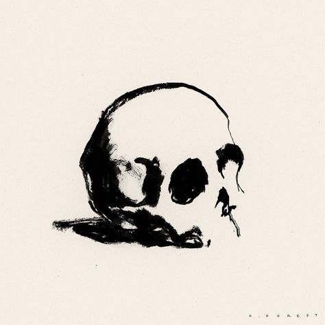 Skull Sketch, Skull Art, Dark Art, Etching, Art Works, Painting Inspiration, Forest, Historical Figures, Instagram Photo