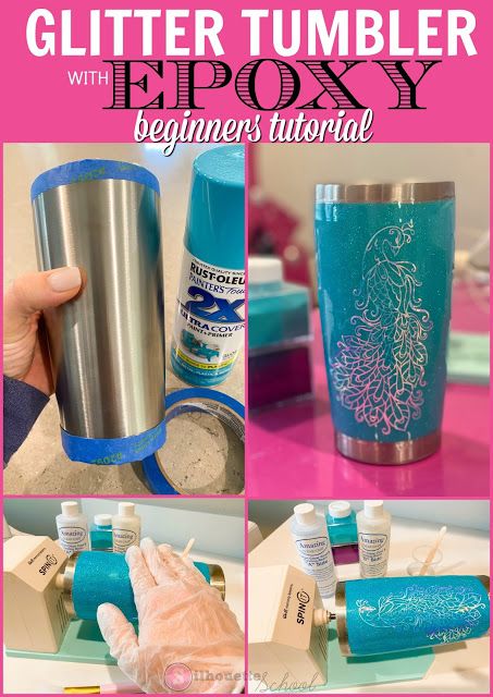 Diy Tumbler Cups, Making Tumblers, Resin Cups, Cricut Tumblers, Silhouette School Blog, How To Make Glitter, Cup Making, Tumbler Making, Epoxy Cups