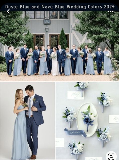 Spring Ballroom Wedding, Blue Wedding Theme Groomsmen, Blue Motif Wedding, Dusty Blue Groom, Light Blue Winter Wedding, Light Blue And Navy Wedding, Dusty Blue And Gray Wedding, Baby Blue Wedding Theme, Steel Blue Weddings