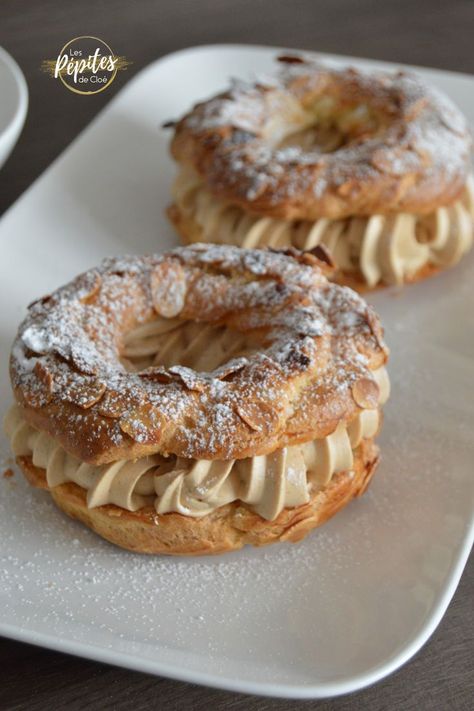 French Baking, Paris Brest, French Dessert, British Baking, French Desserts, French Cooking, French Pastries, Great Desserts, Eclairs