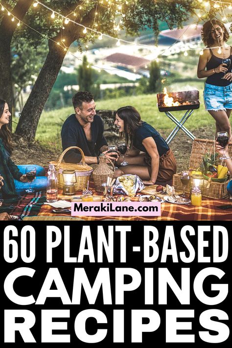 Vegan Camping Meals, Grillable Veggie Burger, Vegan Camping Food, Vegetarian Camping, Camping Food Ideas, Vegan Breakfast Casserole, Smoothies Vegan, Vegan Potato Salads, Camping Dinners