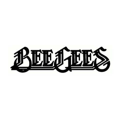 Bee Gees Logo Bee Gees Tattoo, Beegees Album Covers, To Love Somebody Bee Gees, Bee Gees Lyrics, The Bee Gees Poster, Staying Alive Bee Gees, Band Logo Design, Wall Drawings, Party Quotes