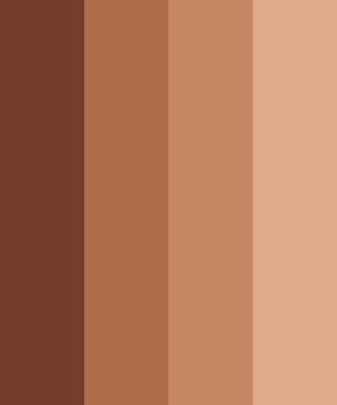 Brown Skin Color Palette Brown Aesthetic Color Palette, Brown Aesthetic Color, Light Brown Skin Tone, Aesthetic Color Palette, Skin Palette, Light Brown Skin, Tan Skin Tone, Brown Color Schemes, Aesthetic Color