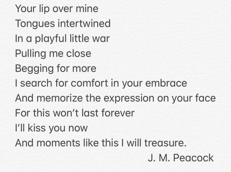 Kissing Poetry, Poem About Physical Touch, Kiss Me Poems, Poems About Kisses, Poem About Kiss, Poetry About Kissing, Kiss Poetry, Poem About First Kiss, Deep Kissing