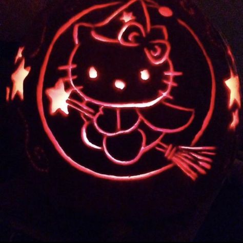 Pumpkin Carving Templates Hello Kitty, Pumpkin Ideas Hello Kitty, Hello Kitty Carved Pumpkin, Melanie Martinez Pumpkin Carving, Hello Kitty Jack O Lantern, My Melody Pumpkin Carving, Hello Kitty Pumpkin Carving Stencils, Pumpkin Carving Ideas Hello Kitty, Hello Kitty Pumpkin Carving