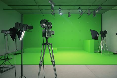 How to Use a Green Screen Virtual Studio, Gadgets Technology Awesome, Green Room, Movie Camera, 3d Studio, Green Photo, Film Studio, Chroma Key, Studio Setup