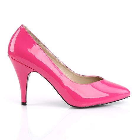 Confidence is always sexy, and what better way to feel confident and at your best than by wearing a pair of stunning Dream Sexy Pink Heels? With gloss vegan leather in a perfectly neutral pink, this shoe is perfect for every day wear! While the pointed toe and kitten heel make this a comfortable shoe for those long days that turn into memorable nights, the subtle curved detailing at the toe is simple but effective in adding a playful allure! As a wedding heel, a work shoe or anything in between, Alternative Shoes, Pleaser Heels, Single Sole Heels, Festival Shoes, Punk Boots, Pleaser Shoes, Heels Online, Gogo Boots, Mom Wedding