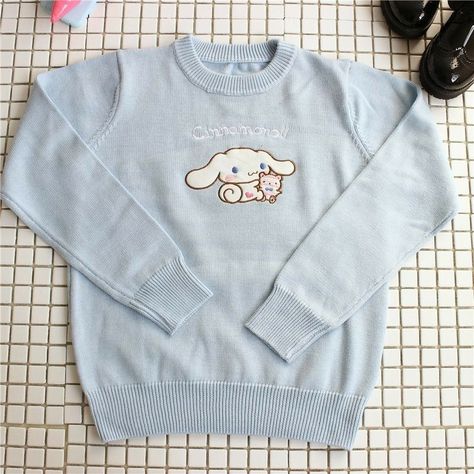 f4a4da9aa7eadfd23c7bdb7cf57b3112desc51917884ri Cinnamoroll Sweater, Sanrio Outfits, Sanrio Clothes, Kawaii Cinnamoroll, Ulzzang Korea, Outfit Png, Pastel Outfit, Really Cute Outfits, Kawaii Clothes