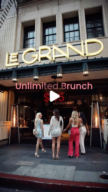 Le Grand Restaurant on Instagram: "Dive into Unlimited brunch goodness at Le Grand Restaurant for just $45 pp! Think bottomless mimosas, groovy music, and all the gourmet vibes you can handle. It’s the weekend treat you deserve, wrapped up in fancy feels and top-notch service. Come hungry, leave happy, and never break the bank!" Groovy Music, Bottomless Mimosas, Treat You, The Bank, Mimosa, Treat Yourself, You Deserve, The Weekend, Diving