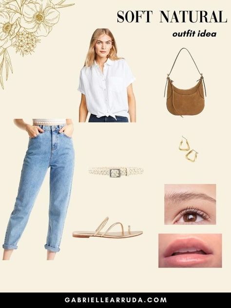 Kibbe: Soft Natural Ultimate Style Guide - Gabrielle Arruda Natural Kibbe Outfits, Soft Natural Celebrities, Soft Natural Kibbe Style, Soft Natural Style, Kibbe Outfits, Soft Natural Kibbe, Kibbe Soft Natural, Natural Clothing Style, Natural Kibbe