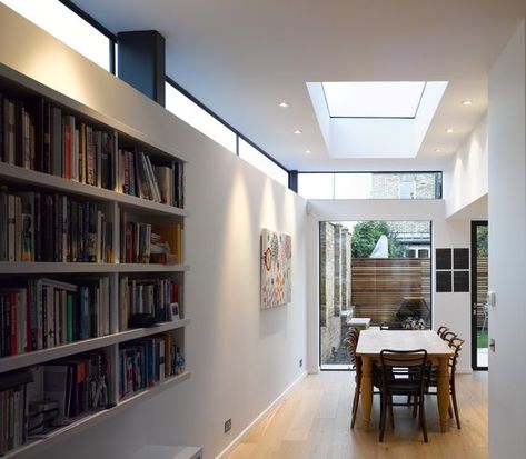 #Extension | Private House | Salcott Road, London SW11: Side Return Extension, High Windows, Urban Interiors, Clerestory Windows, Rear Extension, Casa Container, Victorian Terrace, Kitchen Extension, House Extensions