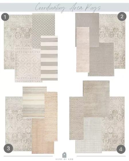 Neutral Living And Dining Room, Area Rug And Runner In Living Room, Neutral Rugs Dining Room, Jute Area Rugs In Living Room, Modern Rugs In Dining Room, Open Concept Living Room And Dining Room Rugs, Rugs For Dining Table, Dinning Rug Ideas, Carpets For Dining Room