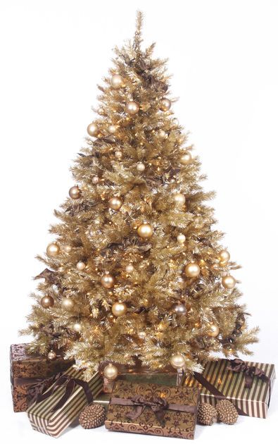 Green And Gold Christmas Decor, Gold Christmas Decor Ideas, Champagne Christmas Tree, Green And Gold Christmas, Gold Christmas Decor, Tinsel Christmas Tree, Christmas Dinner Table, Happy December, Gold Christmas Decorations