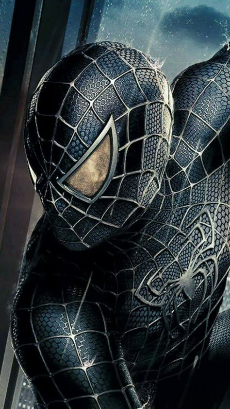 Black costume Spidey with symbiote, Spider-Man 3 Spiderman Wallpapers, Benz Sls Amg, Spiderman Man, Spider Man Trilogy, Symbiote Spiderman, Spiderman Wallpaper, Image Spiderman, Wallpaper For Android, Marvel Tattoos