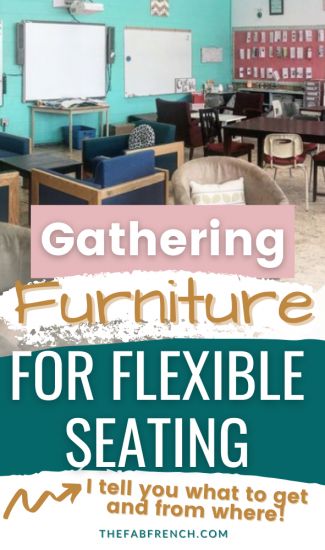 Looking to add flexible seating into your middle-school classroom? I got you covered! Learn what to buy, where to buy it, and how to set up guidelines in your classroom with your middle-schoolers. Middle School Classroom Setup Desks, Classroom Seating Arrangements Desks Middle School, Middle School Resource Room Set Up, High School Resource Room Set Up, Alternative Seating Classroom Highschool, Classroom Decor Ideas Highschool, Classroom Layout Middle School, Flexible Seating Middle School, Flexible Seating Classroom Middle School