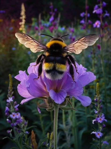 Bee Mural, Bee Pictures, I Love Bees, Bee Garden, British Wildlife, Bee Art, Bugs And Insects, Bees Knees, 귀여운 동물