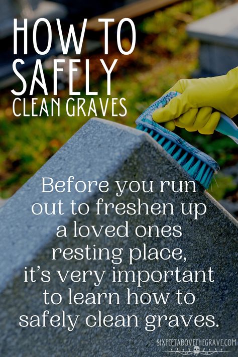 Clean Headstones Cemetery, How To Clean Old Headstones, How To Clean Old Tombstones, Clean Grave Stone, Decorating Graves Cemetery Ideas, How To Clean Grave Headstones, How To Clean Granite Headstones, Grave Sites Ideas Decorating, Headstone Cleaner Diy