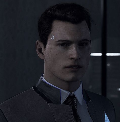 Android Led Dbh, Dbh Icons, Conner Detroit Become Human Icons, Connor Dbh Mods, Discord Bio Ideas, Connor Icons Detroit, Discord Bio, Connor Gif Dbh, Connor Dbh