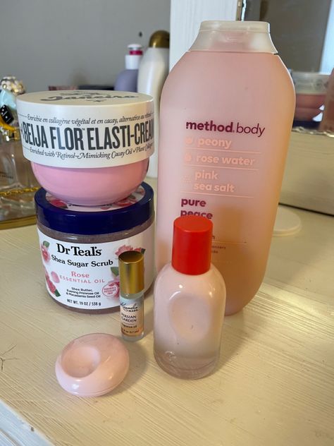 Method Body Pure Peace, Beija Flor Elasti-cream, Glossier You Perfume Layering, Glossier You Perfume, Elasti Cream, Dr Teals, Creaming Method, Scent Combos, Fragrance Lab