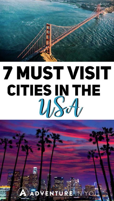 7 of the Best Cities in the US that You Have to Visit Swag Dress, List Of Cities, Places In Usa, Cities To Visit, Places In America, Travel Bucket List Usa, Visit Usa, Usa Cities, Usa Travel Guide