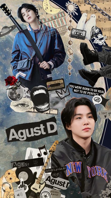 #suga #bts #yoongi #agustd #kpop #vibes Fotos Do Yoongi, Suga Collage Wallpaper, Suga Agust D Wallpaper, Suga Collage, Prince Yoongi, Agustd Wallpaper, Suga Boyfriend Material, Hot Suga, Suga Bts Wallpaper