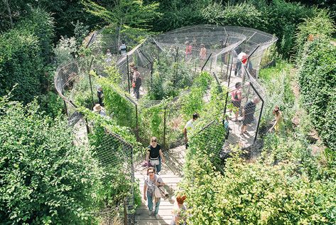 for the international garden festival at domaine of chaumont-sur-loire in france, the installation takes visitors through a garden of historically 'forbidden' plants. Cool Tree Houses, Landscape Architecture Design, Urban Farming, Garden Structures, By Charlotte, Architecture Photo, Contemporary Landscape, Edible Garden, Architecture Project