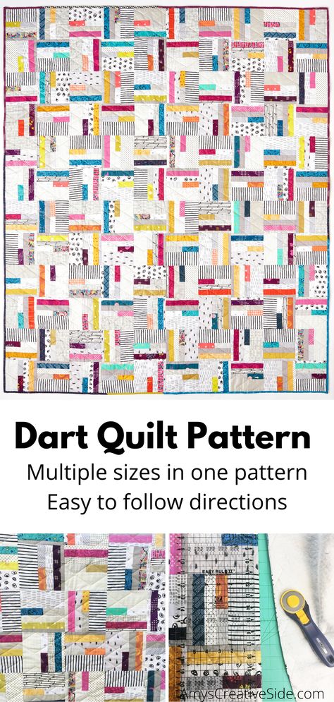 Stripe Quilt Pattern Simple, Film Quilt Pattern, Happy Stripes Quilt Pattern Free, Film Strip Quilt Pattern, 1.5 Inch Strip Quilt, Handmade Quilts For Sale, Traditional Quilt Patterns, Paper Quilt, Beginner Quilt Patterns